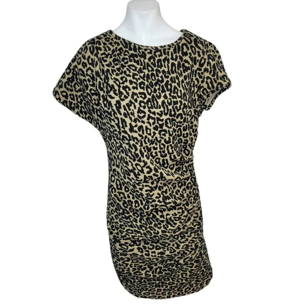 Sea New York  Leopard Ruched Dress